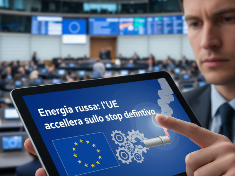 Energia russa: l’UE accelera sullo stop definitivo